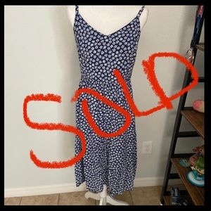 Floral mid calf cami dress